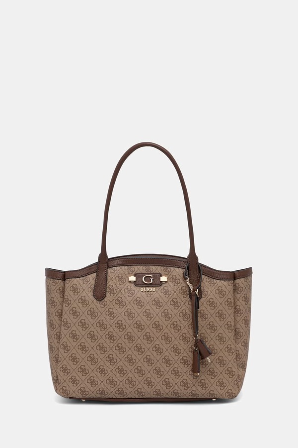 Сумка-шопер жіноча Guess LINDSEY колір коричневий