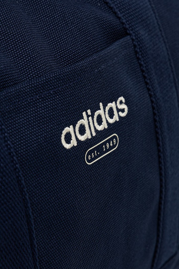 Сумка-шопер жіноча бавовняна adidas колір темно-синій фото 4