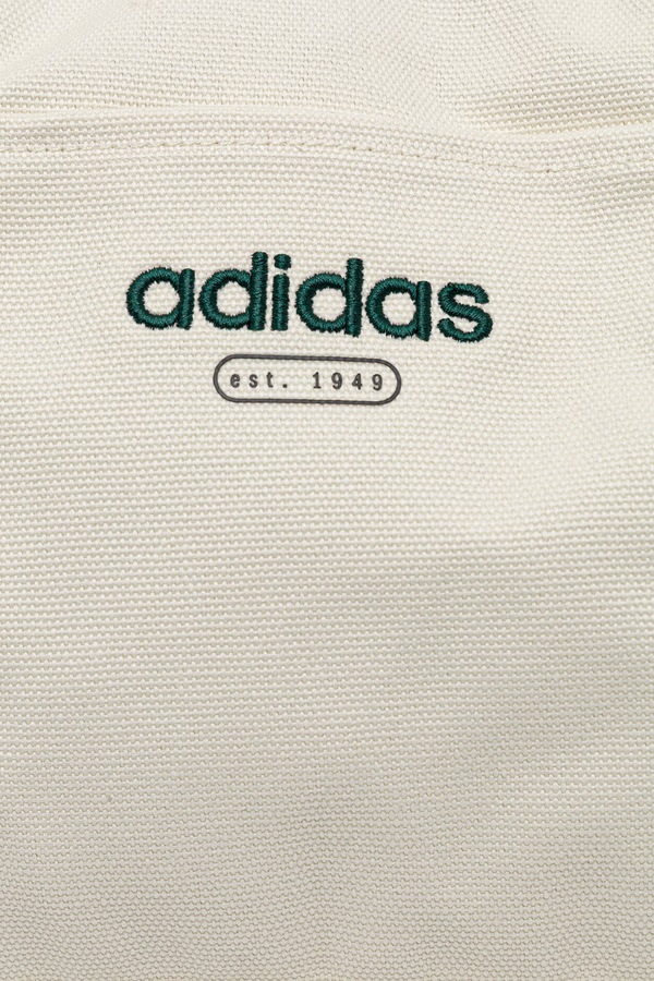 Сумка-шопер жіноча бавовняна adidas колір бежевий фото 4