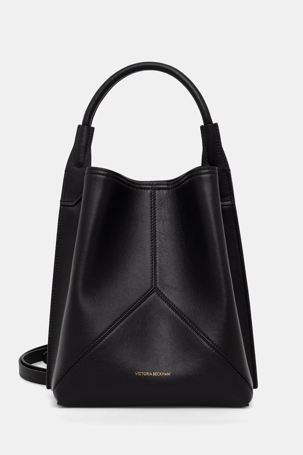 Сумочка жіноча шкіряна Victoria Beckham Victoria колір чорний
