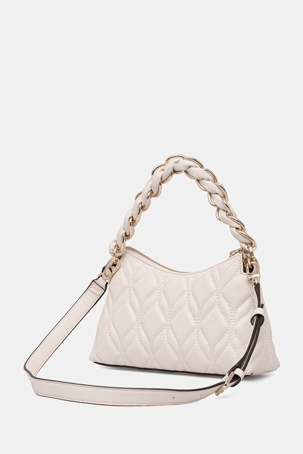 Сумочка женская из искусственной кожи Guess MAXINE цвет бежевый фото 2