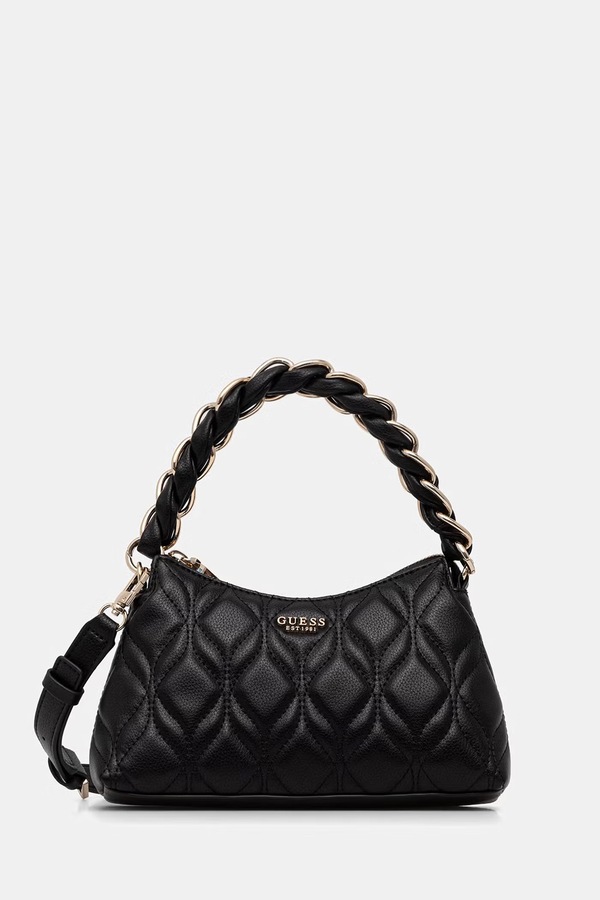 Сумочка женская из искусственной кожи Guess MAXINE цвет черный