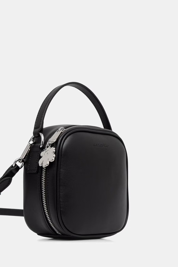 Сумка кросс-боди женская кожаная Marimekko цвет черный
