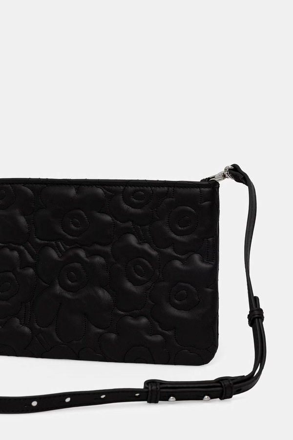 Сумка крос-боді жіноча шкіряна Marimekko колір чорний фото 4