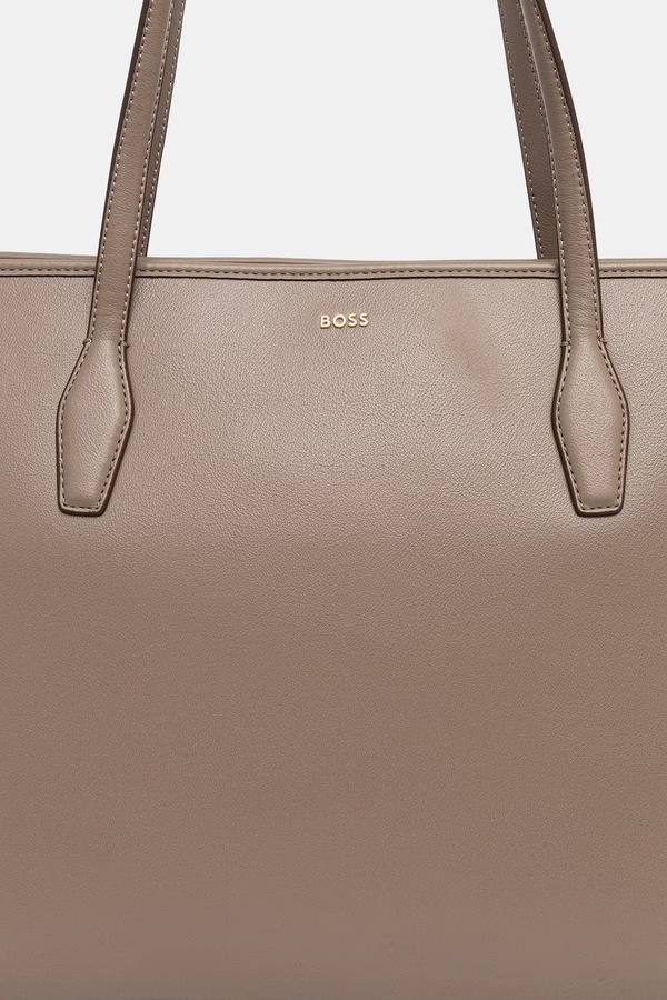 Сумка-шопер жіноча зі штучної шкіри BOSS Sandy Zip Shopper колір коричневий фото 4