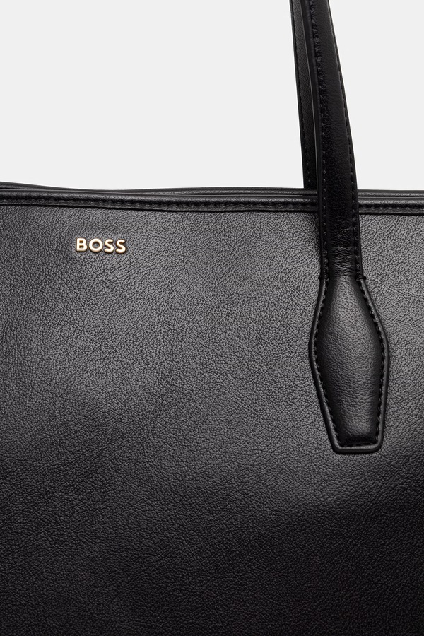 Сумка-шопер жіноча зі штучної шкіри BOSS Sandy Zip Shopper колір чорний фото 4