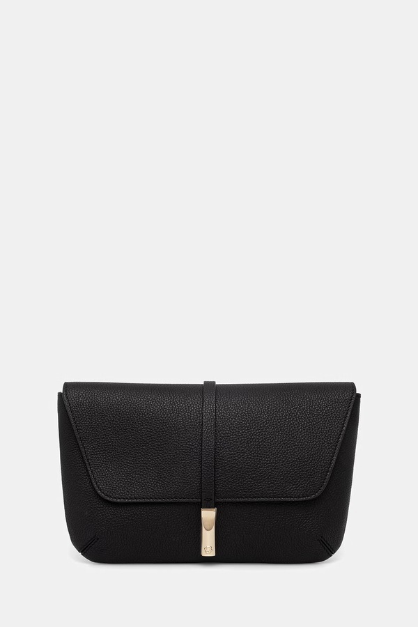Клатч жіночий шкіряний BOSS REAH CLUTCH колір чорний