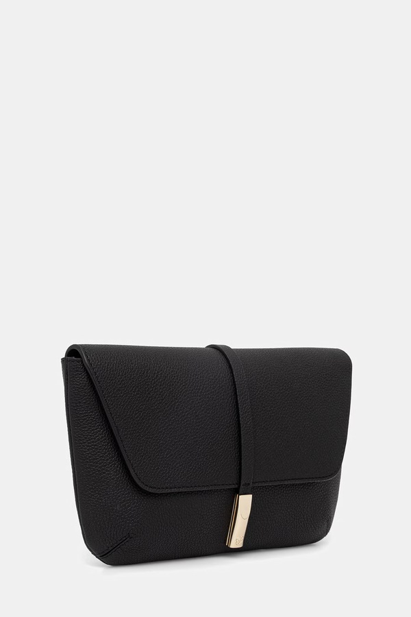 Клатч жіночий шкіряний BOSS REAH CLUTCH колір чорний