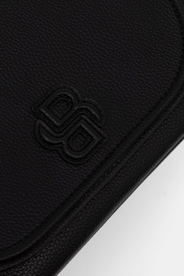 Сумка крос-боді жіноча зі штучної шкіри BOSS Anett Flap Crossbody колір чорний фото 4