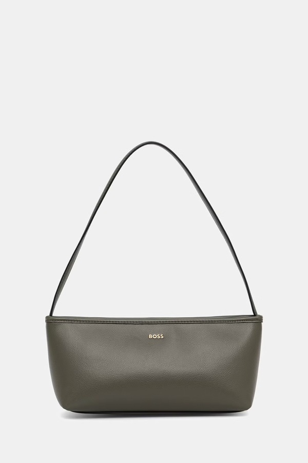 Сумочка женская из искусственной кожи BOSS Sandy EW Sh Bag цвет зеленый