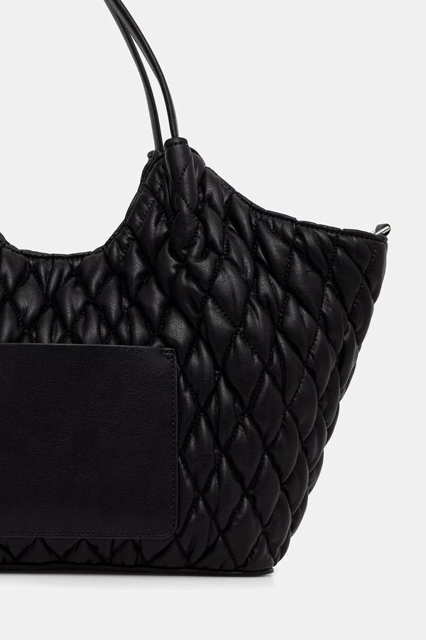 Сумка-тоут жіноча зі штучної шкіри DKNY PAULA колір чорний фото 2