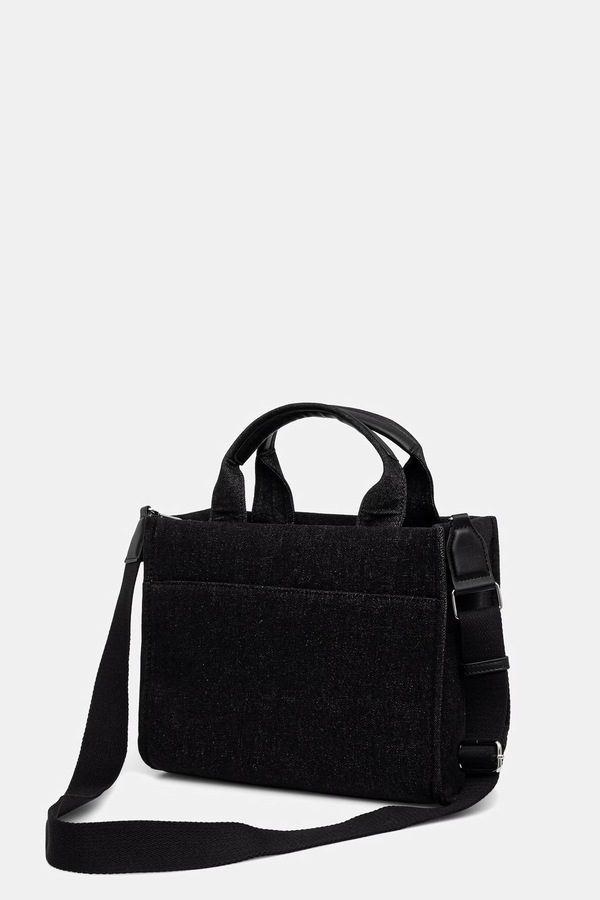 Сумка-тоут жіноча джинсова DKNY колір чорний фото 2