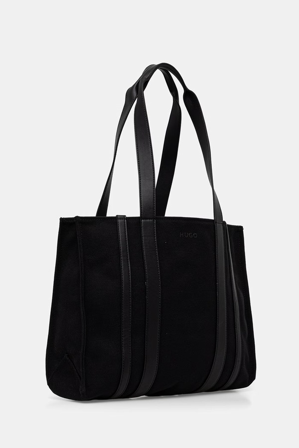 Сумка-шопер HUGO Thenah_Tote колір чорний
