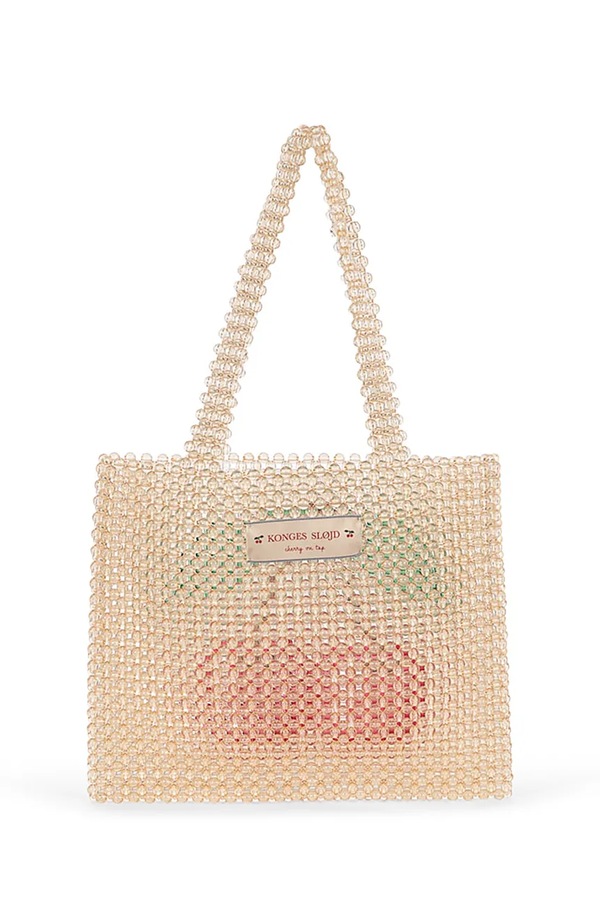 Сумочка дитяча Konges Sløjd CHERRY PERLA HAND BAG колір бежевий фото 3