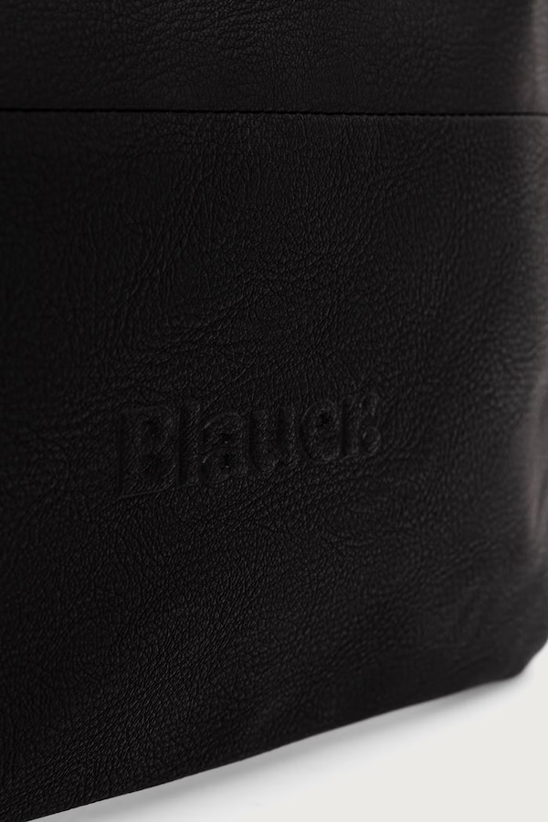 Сумка чоловіча зі штучної шкіри Blauer колір чорний фото 4
