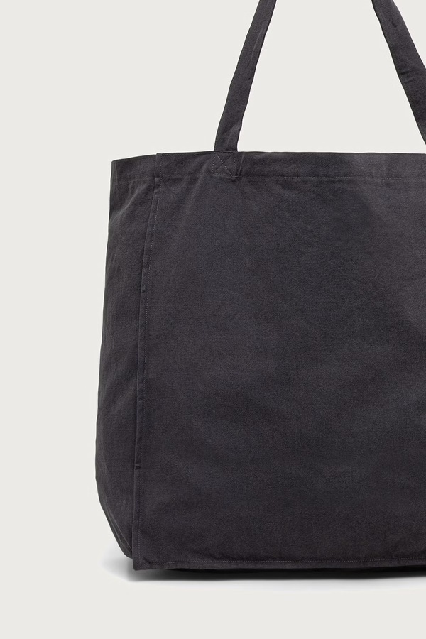 Тканинна сумка чоловіча бавовняна AllSaints DECENT LRG TOTE колір чорний фото 2