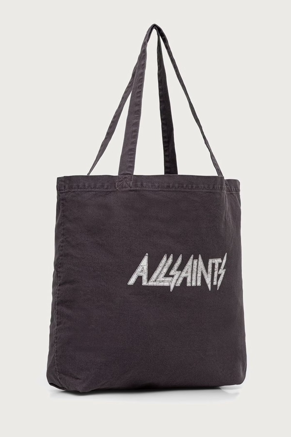 Сумка чоловіча бавовняна AllSaints BACKSTAGE TOTE колір чорний