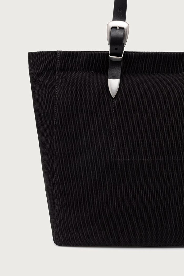 Сумка чоловіча AllSaints HAVEN CANVS E/W TOTE колір чорний фото 2