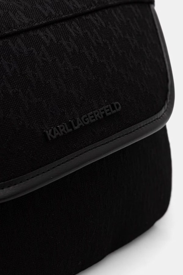 Бананка чоловіча Karl Lagerfeld колір чорний фото 4