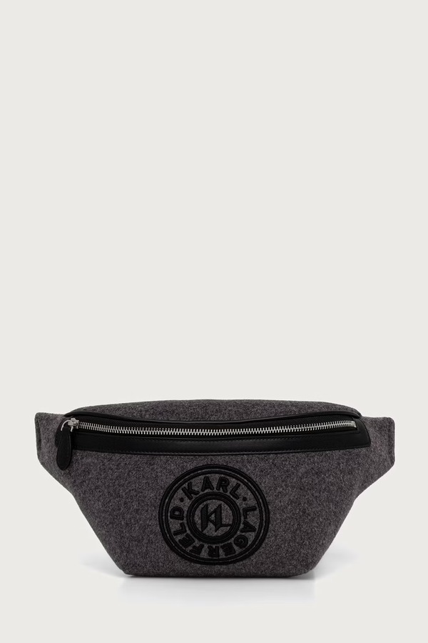 Сумка чоловіча Karl Lagerfeld K/CIRCLE колір сірий