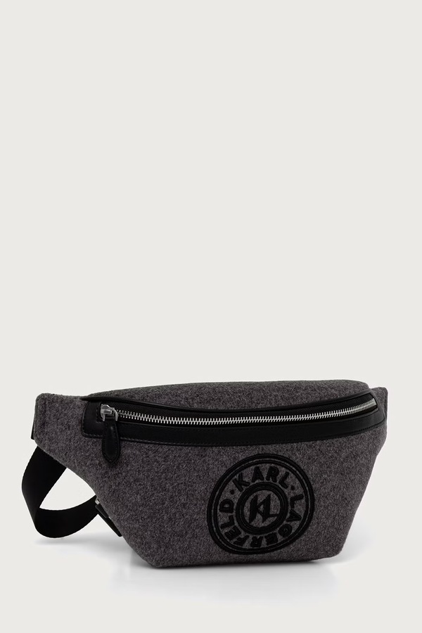 Сумка чоловіча Karl Lagerfeld K/CIRCLE колір сірий