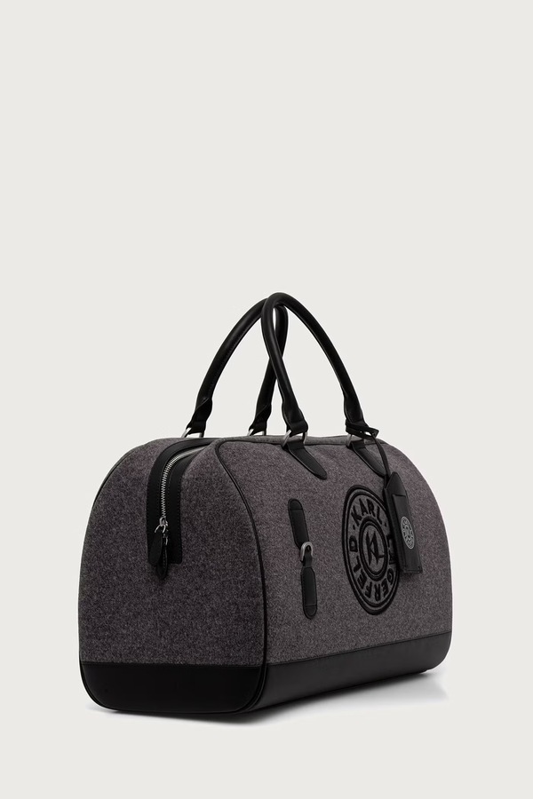 Сумка чоловіча Karl Lagerfeld K/CIRCLE колір сірий