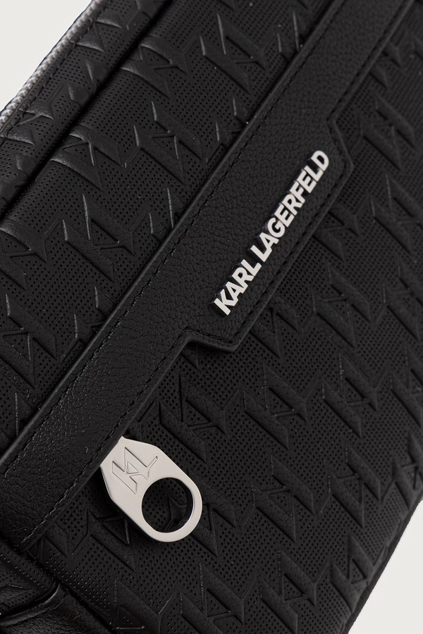 Бананка чоловіча Karl Lagerfeld K/MONOGRAM колір чорний фото 4