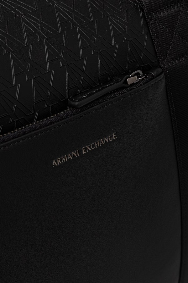 Сумка чоловіча Armani Exchange колір чорний фото 4