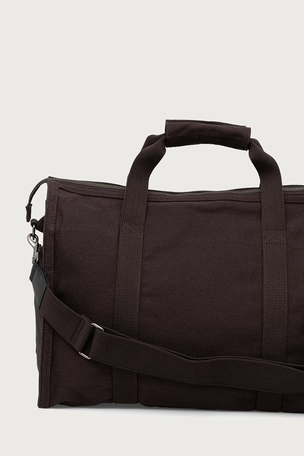 Сумка бавовняна A.P.C. gym bag recuperation колір коричневий фото 3