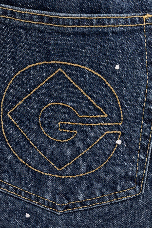 Тканинна сумка чоловіча джинсова Guess Jeans колір темно-синій фото 4