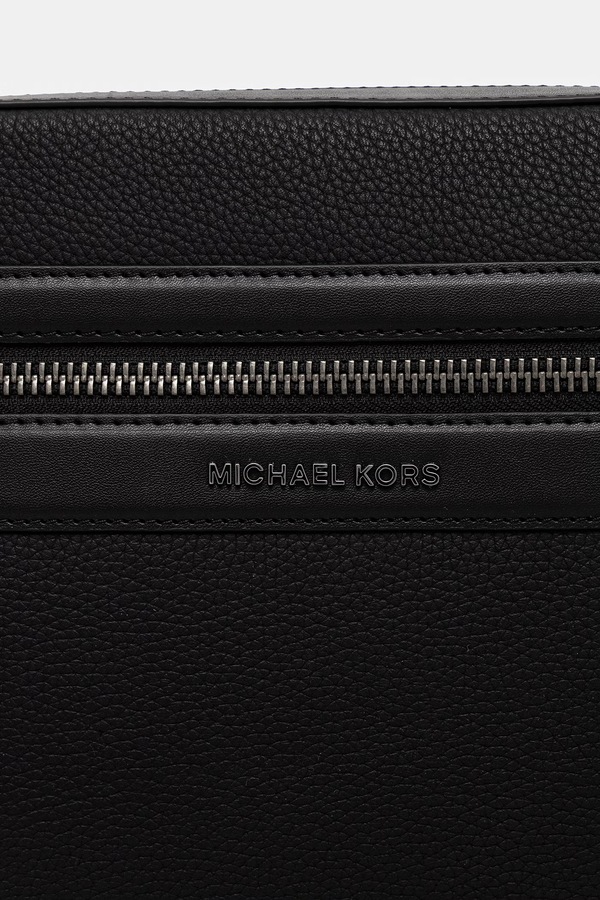 Сумка чоловіча зі штучної шкіри Michael Kors колір чорний фото 4