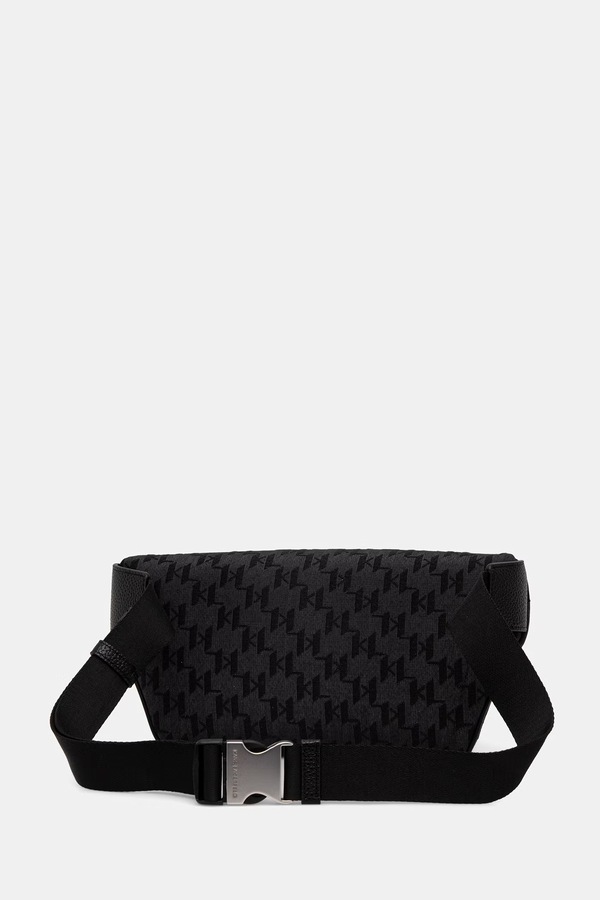 Бананка чоловіча Karl Lagerfeld K/MONOGRAM колір чорний фото 2