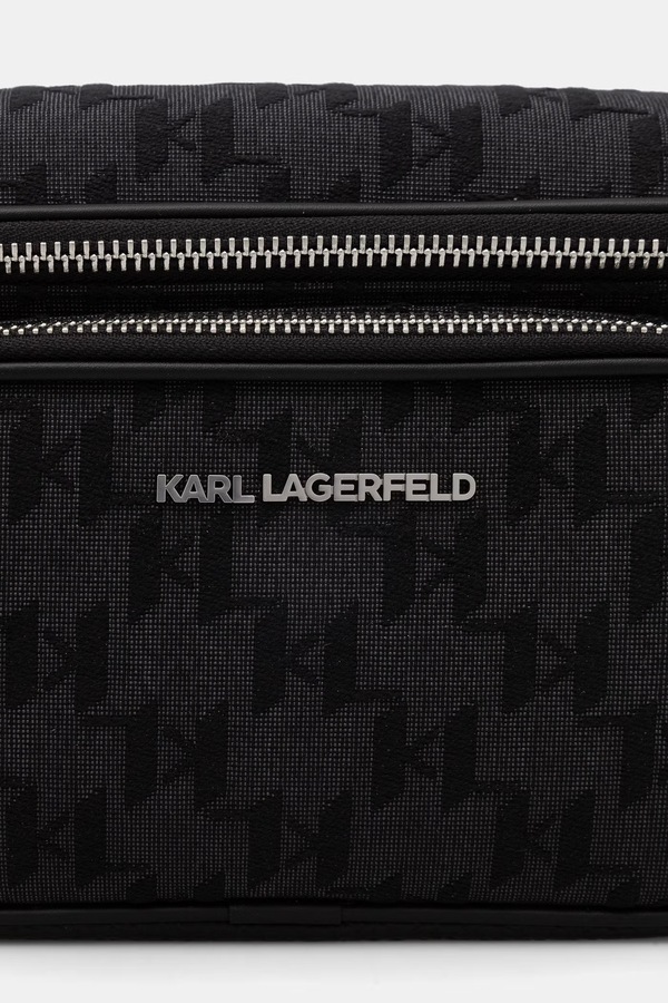 Бананка чоловіча Karl Lagerfeld K/MONOGRAM колір чорний фото 4