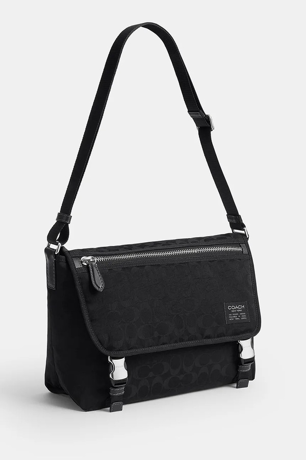 Сумка чоловіча Coach Lane Messenger колір чорний фото 2