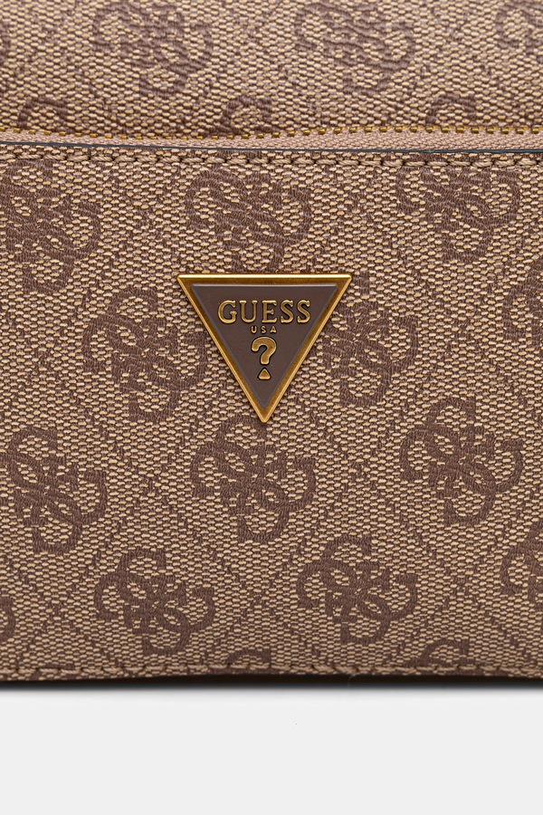 Сумка чоловіча зі штучної шкіри Guess MILANO колір бежевий фото 4