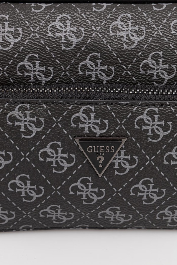 Сумка чоловіча зі штучної шкіри Guess MILANO колір чорний фото 4