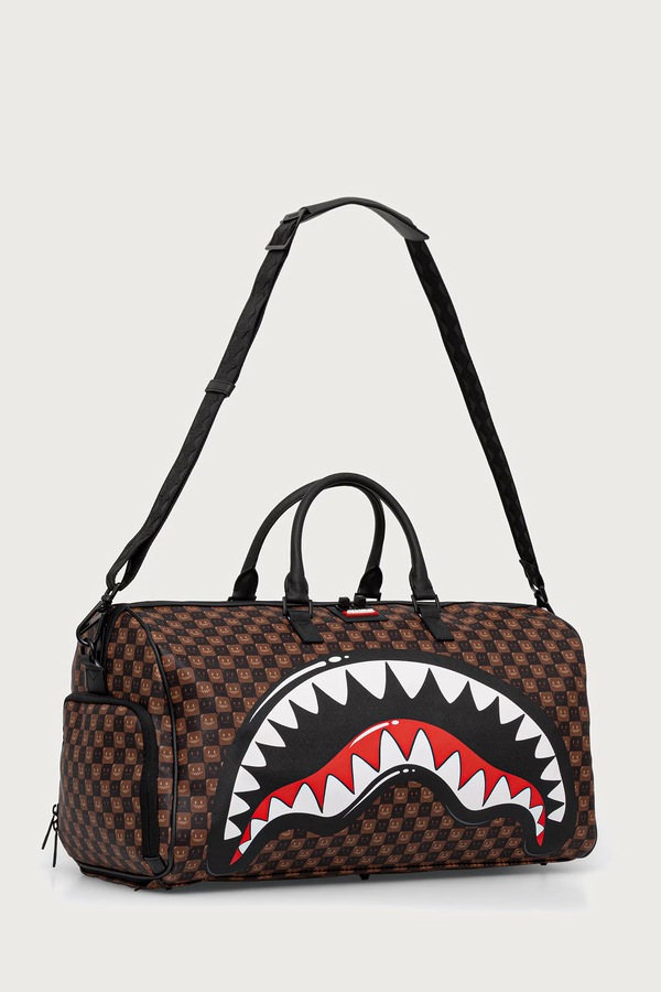 Дорожня сумка Sprayground SHARKS IN PARIS колір коричневий фото 2