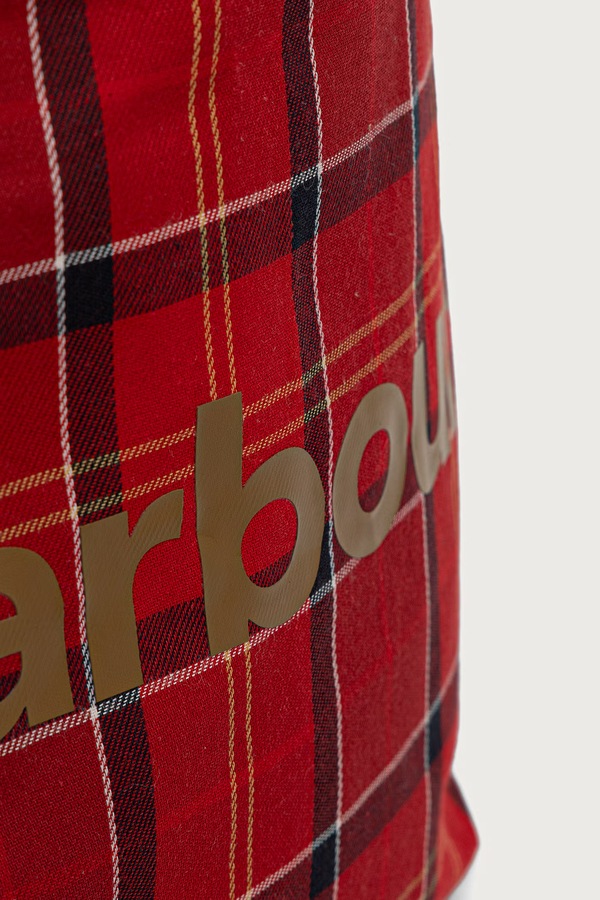 Сумка Barbour колір червоний фото 4