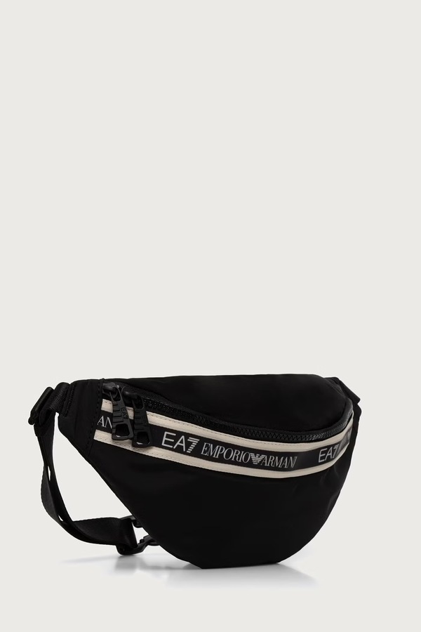 Бананка EA7 Emporio Armani колір чорний