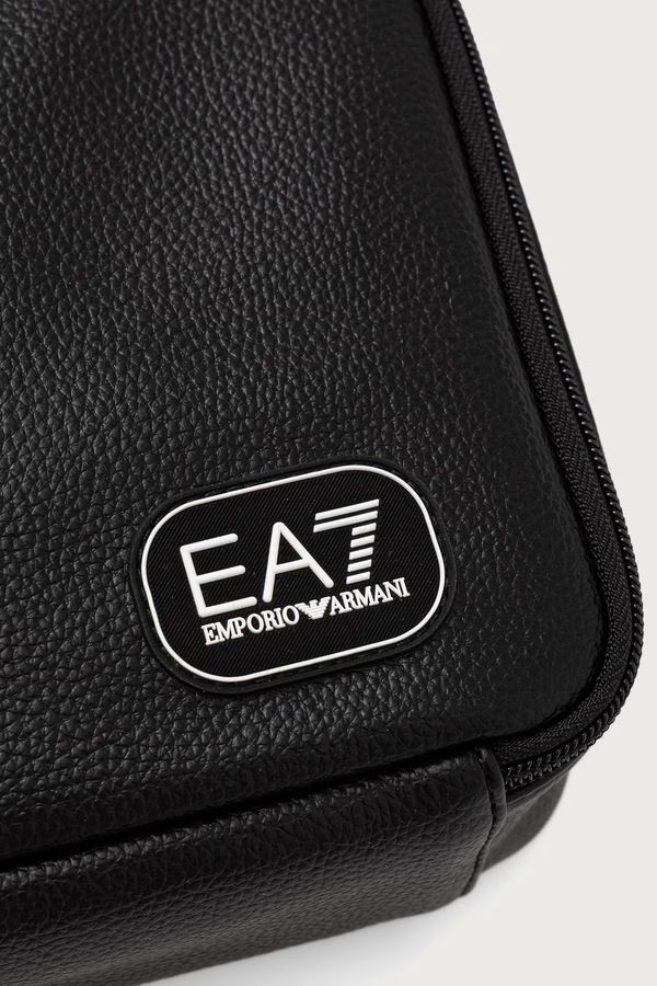 Косметичка зі штучної шкіри EA7 Emporio Armani колір чорний фото 2