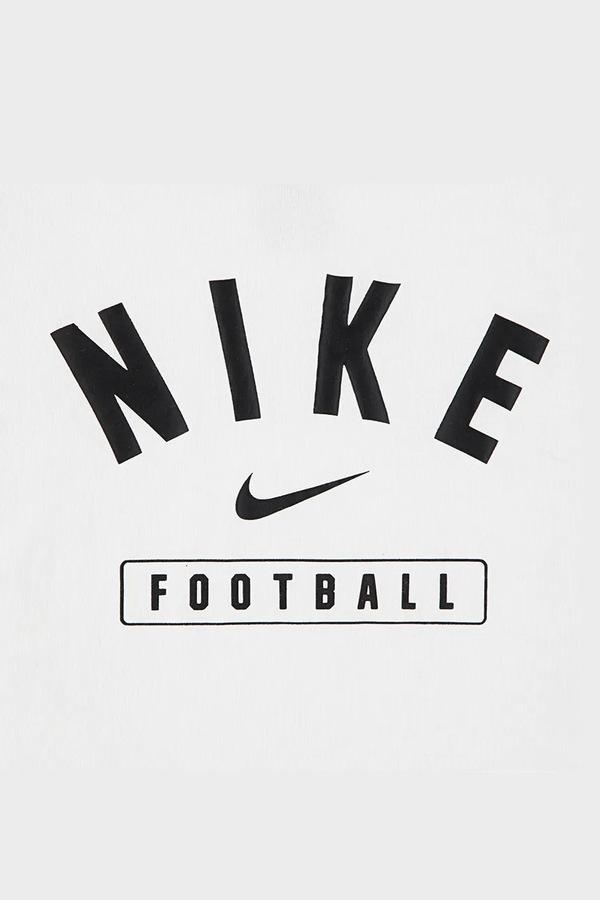 Футболка детская хлопковая Nike цвет белый фото 2