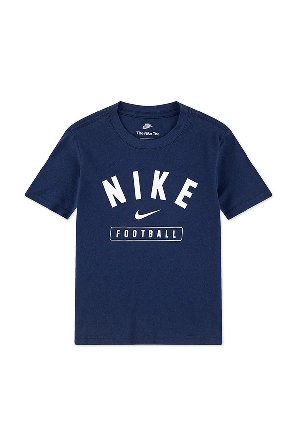 Футболка детская хлопковая Nike цвет темно-синий