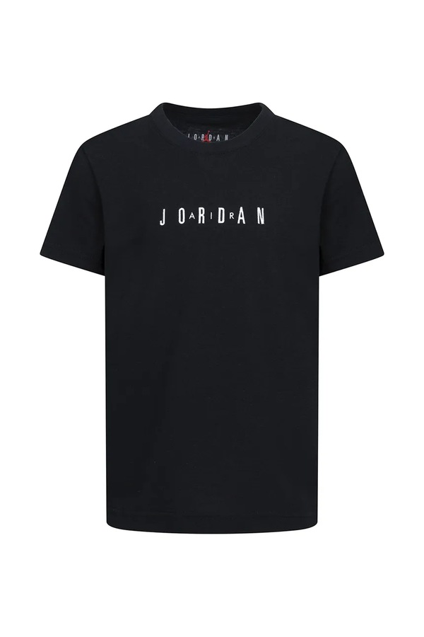 Футболка детская с хлопком Jordan цвет черный