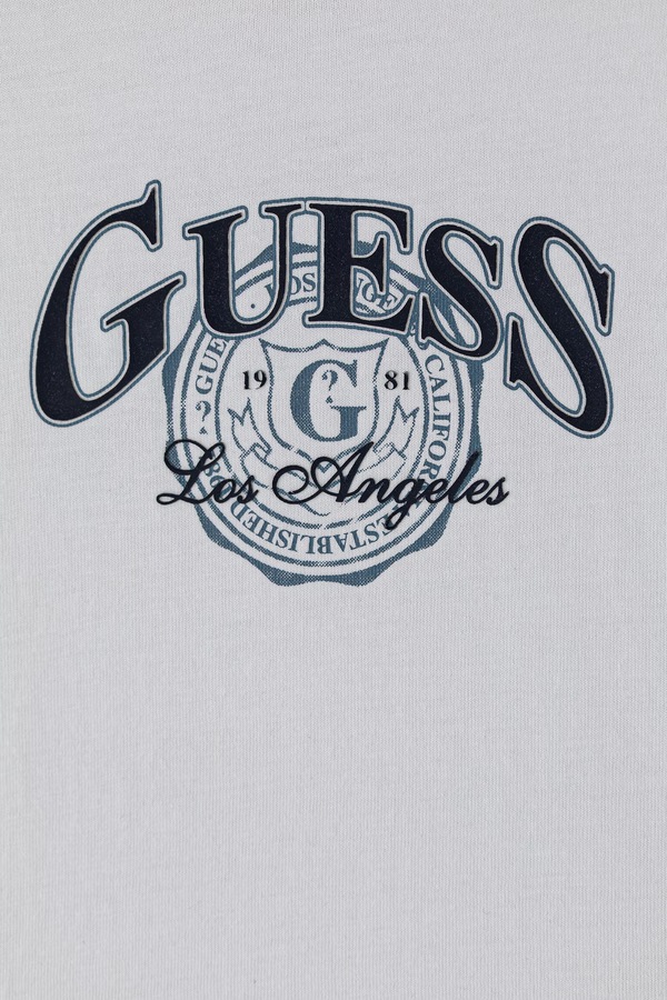 Футболка дитяча бавовняна Guess колір білий фото 3