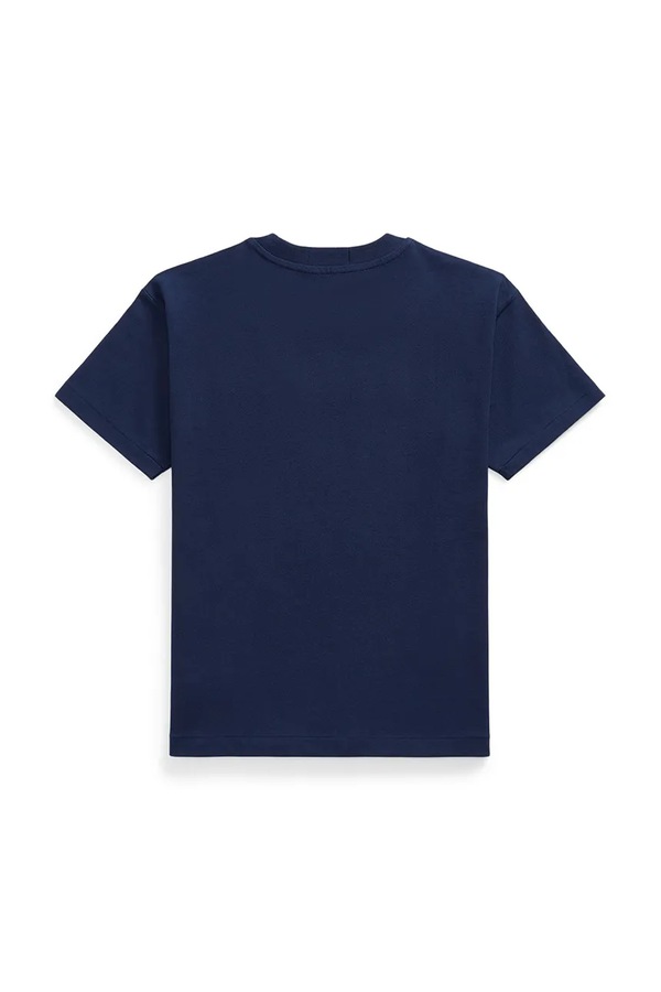 Футболка детская хлопковая Polo Ralph Lauren цвет темно-синий