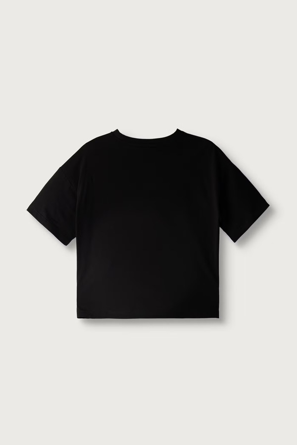 Футболка детская хлопковая EA7 Emporio Armani цвет черный