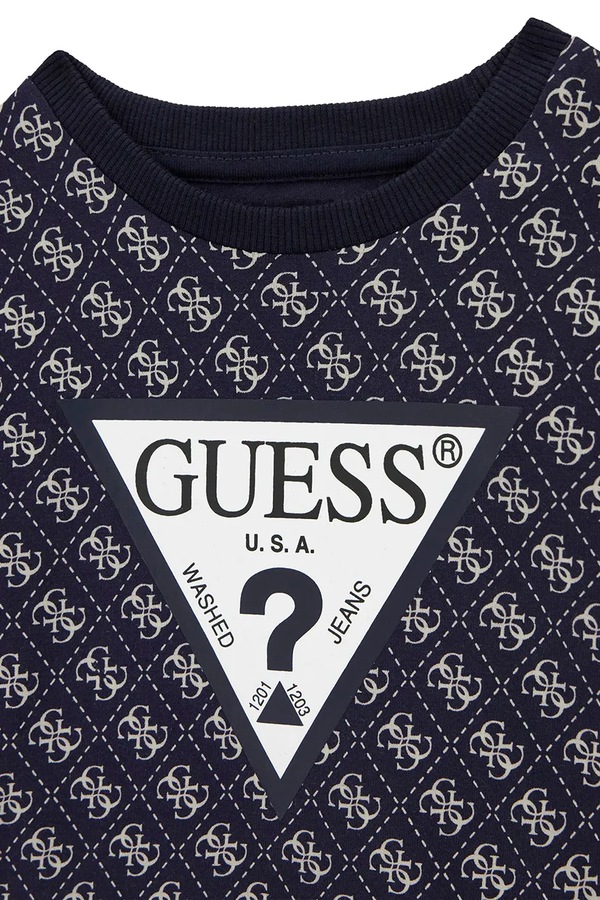 Футболка детская хлопковая Guess цвет черный фото 2