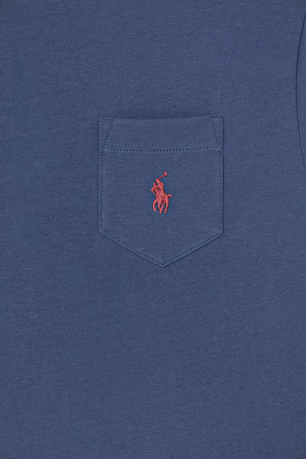 Футболка дитяча бавовняна Polo Ralph Lauren колір темно-синій фото 2