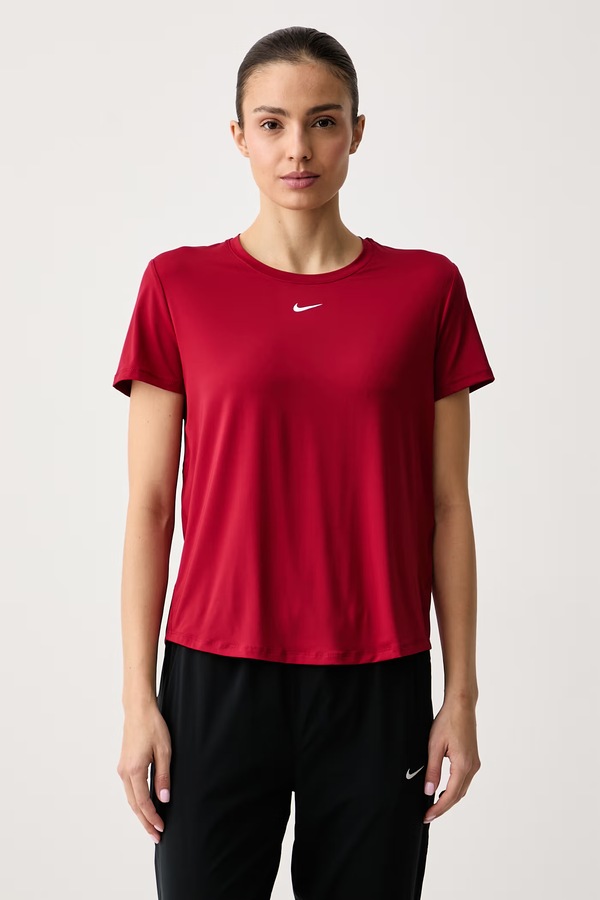 Футболка для тренувань жіноча Nike One Classic Dri-FIT колір червоний