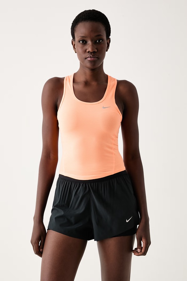 Спортивний топ жіночий Nike Tempo Dri-FIT колір помаранчевий